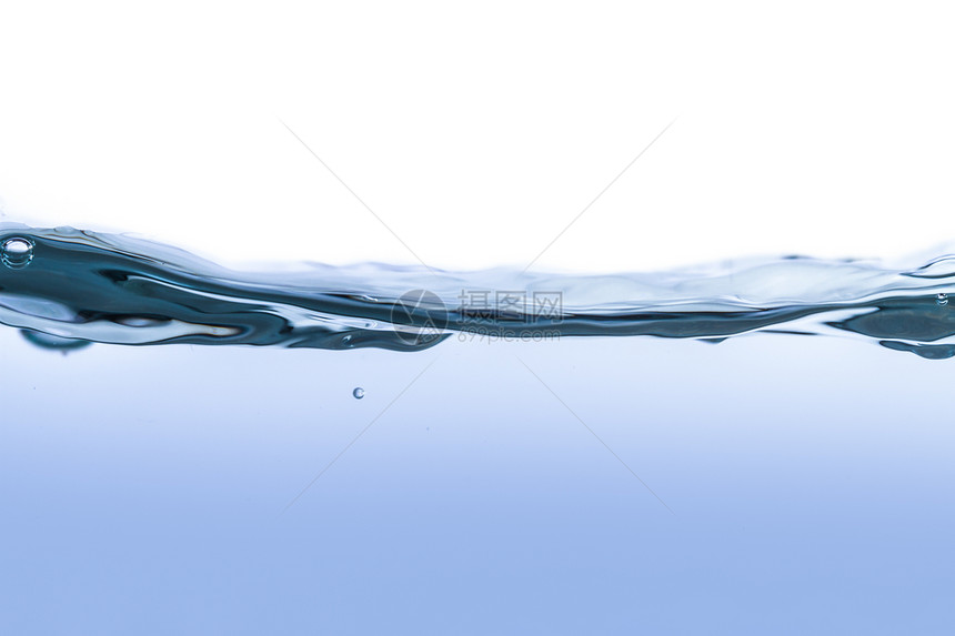 水喷溢材料环境宏观空白泡沫影棚气泡蓝色白色墙纸图片