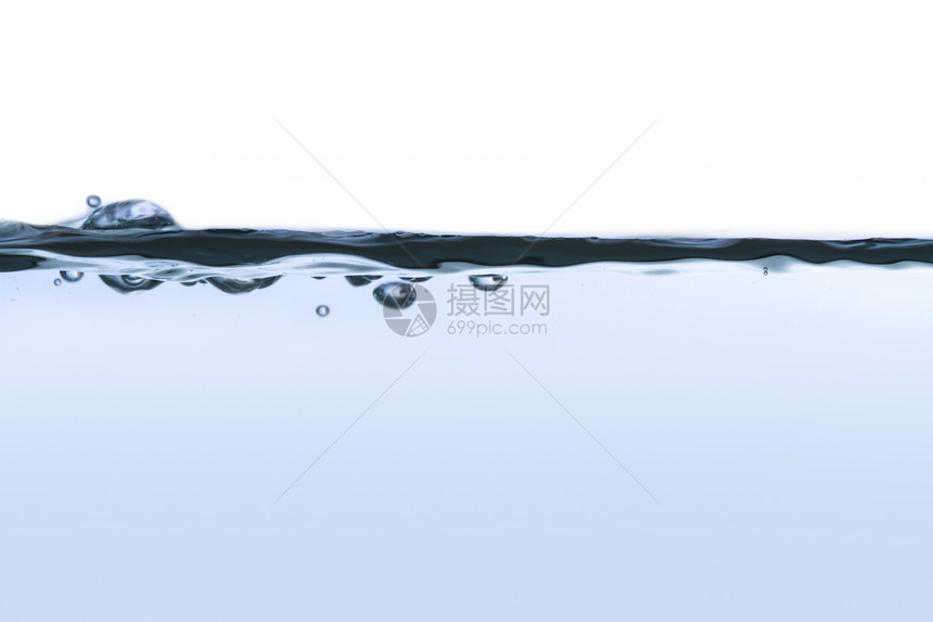水喷溢影棚环境蓝色洪水液体空白气泡墙纸白色宏观图片