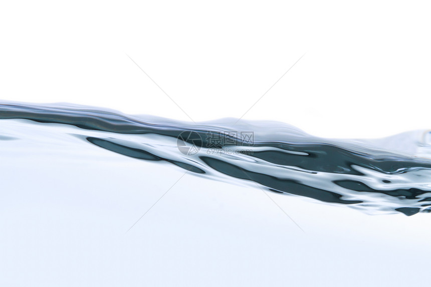 水喷溢气泡蓝色环境白色空白宏观泡沫洪水影棚墙纸图片