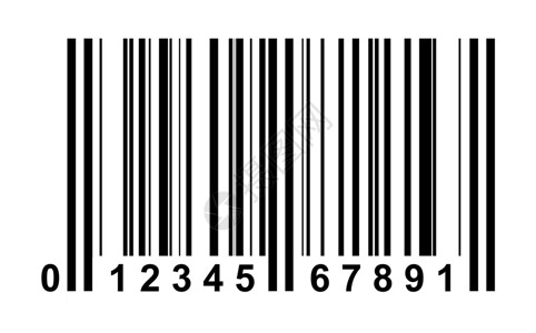 条码购物数据光学商业机器零售黑色背景图片