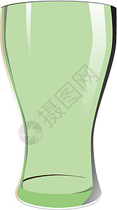 空酒杯水晶玻璃杯液体杯子设计插图酒精餐厅元素水杯背景图片
