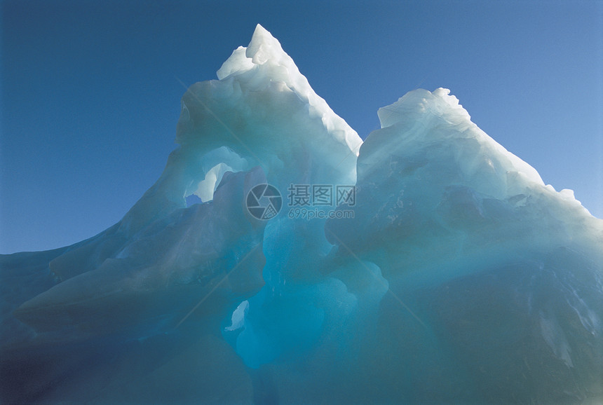 特写冰层形成摄影寒冷自然世界图片