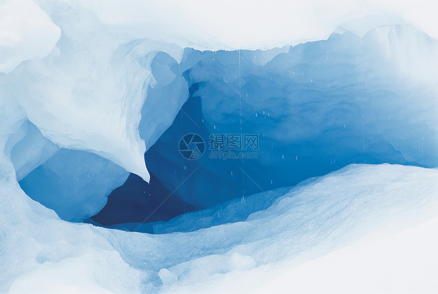 冻结的洞穴图片
