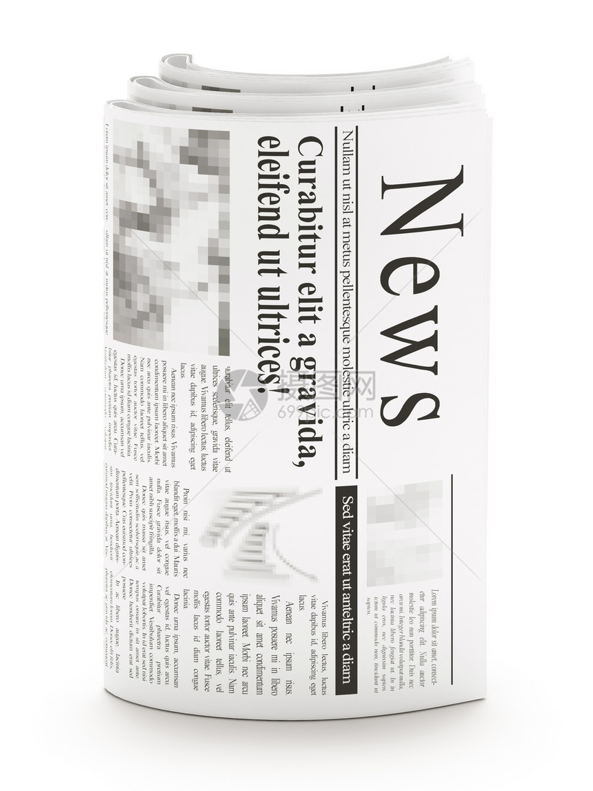 报纸堆叠商业数据金融新闻通讯折叠写作标题杂志文档图片