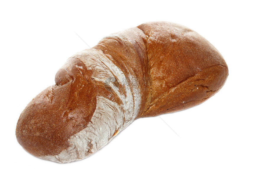 西亚亚巴塔面粉黑色碳水谷物白色木板食物美食文化面包图片