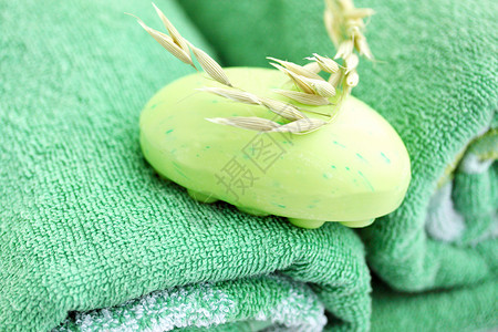 肥皂浅绿色背景图片