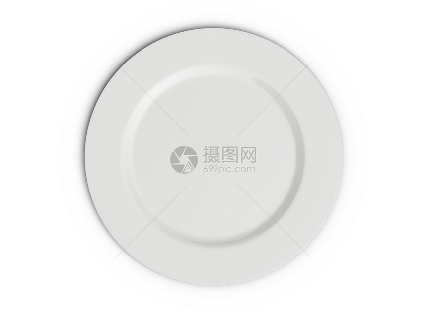空盘牌白色餐具陶瓷用具厨具厨房圆圈圆形器具食物图片