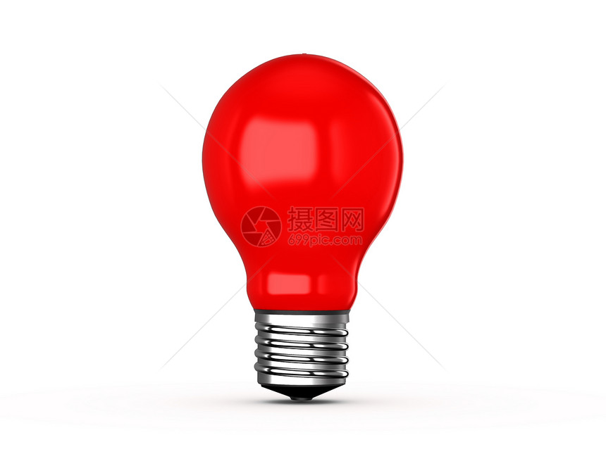 红光散件b天花板全球想像力创新玻璃吊灯灯泡红色力量智力图片