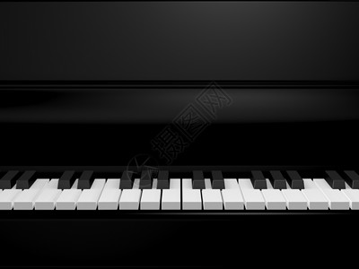 钢琴键歌曲播放器爱好韵律娱乐音乐乐器音乐会旋律黑色背景图片