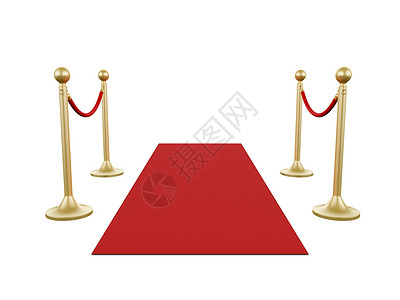红地毯素材黄金史坦金和红地毯仪式金属地毯展示场景博览会绳索庆典问候语障碍背景