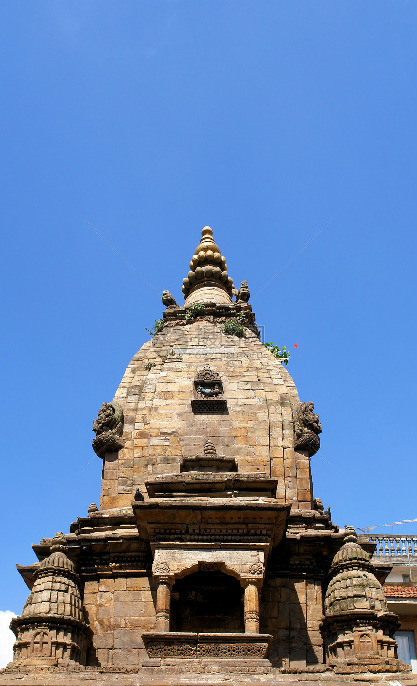 Durbar广场大楼     古城的印度教寺庙天空建筑学古董精神遗产传统文化建筑旅游宗教图片