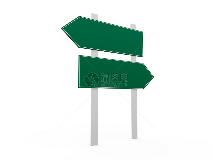 空白路标酒吧横幅方向性指导指标白色小路木板交通绿色图片