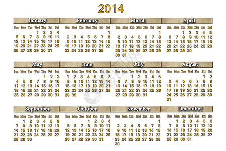 2014年美丽的日历 带漂亮的条纹2014年厄运会议议程日记日程办公室密码数字桌子商业背景图片