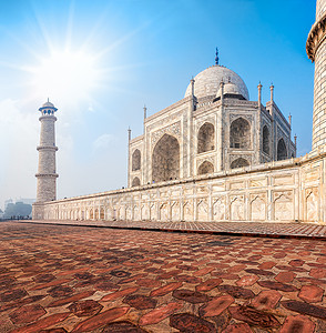 柴洛宫印度Taj Mahal故事模样背景