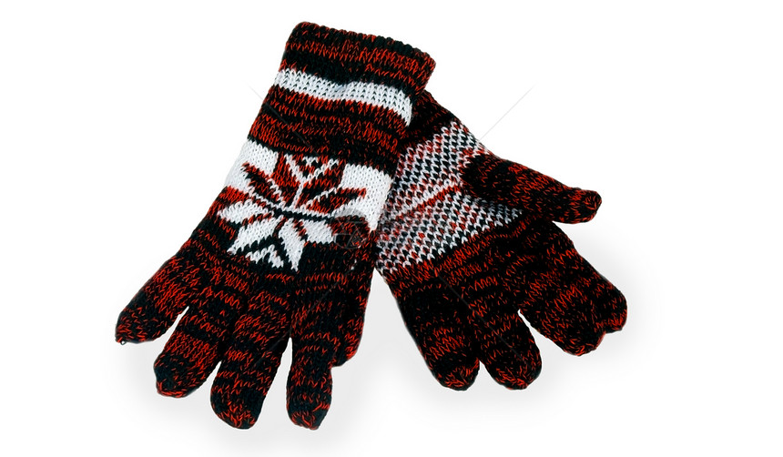 编织手套服装拇指手指季节性天气羊毛钩针纺织品衣服季节图片