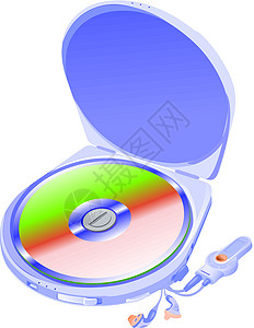 矢量图标 cd 播放器背景图片