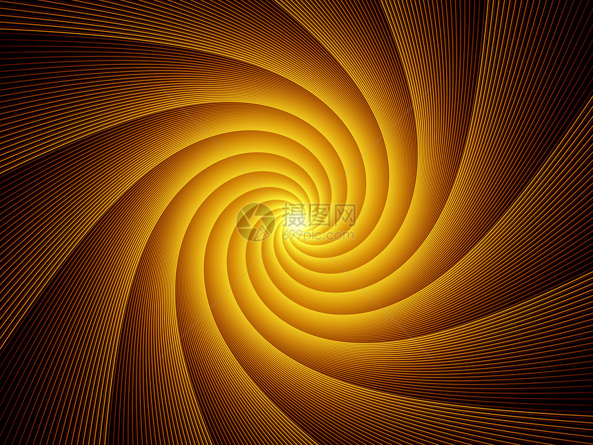 分形沉降回落金子几何学渲染射线黑色涡流漩涡元素设计径向图片