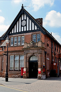 旧邮局背景图片
