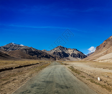 ManaliLeh公路小路柏油沥青山脉风景马路高清图片