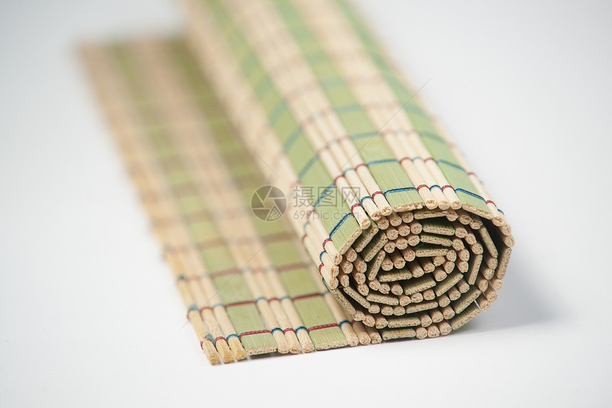 竹子垫背景柳条材料地面木头稻草装饰植物文化宏观传统图片