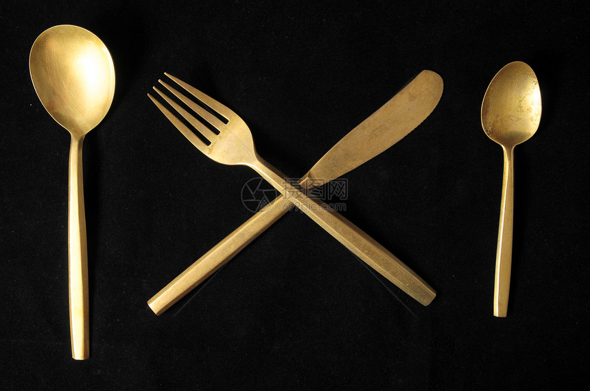 银银板件金属时间垃圾餐具吃饭收藏勺子银器工具服务图片