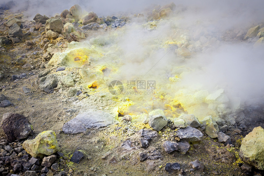 利帕里群岛活火山环境风神旅行海岸线假期日光岩石气体村庄石头图片