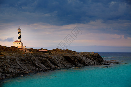 阿里法纳黄昏地中海高清图片