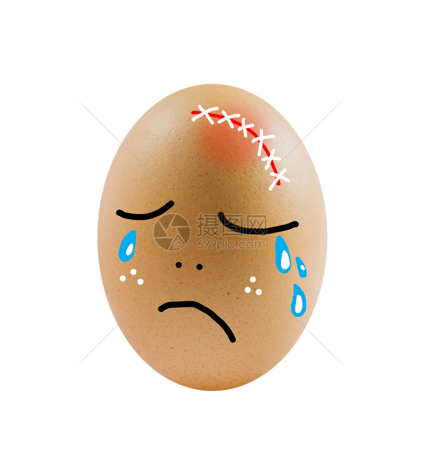 哭鸡蛋图片