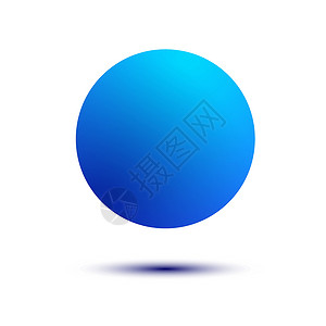 孤立的蓝球设计图片