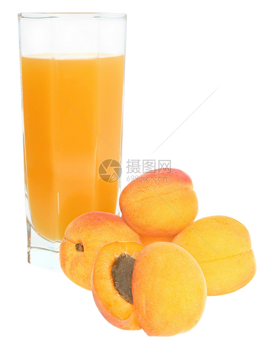 桃橙子果汁玻璃水果食物黄色小吃饮料图片