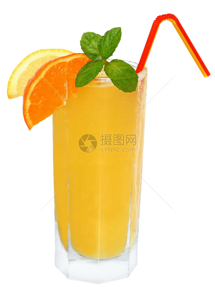 橘子和柠檬汁图片
