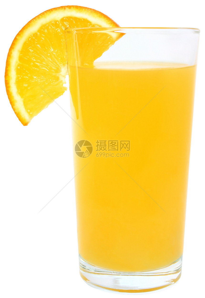 橙汁果汁玻璃水果早餐饮料食物图片