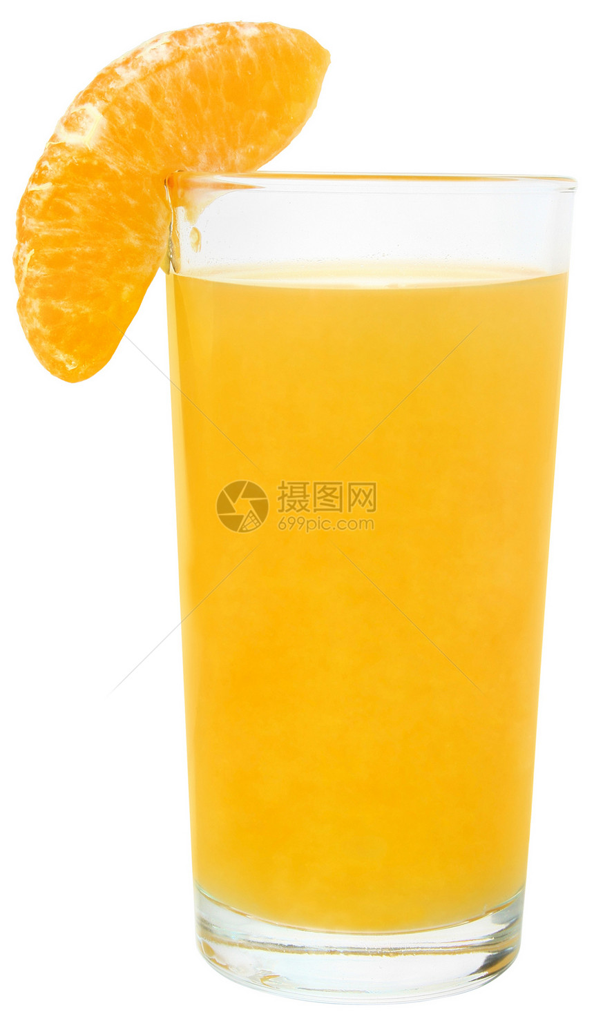 橙汁玻璃食物叶子茶点水果饮料果汁图片