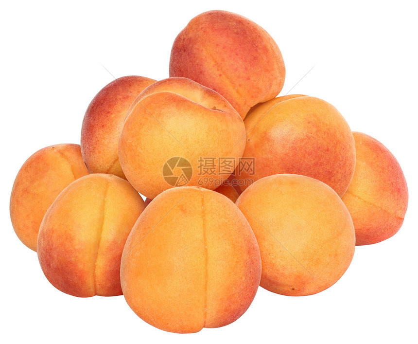 杏子黄色茶点水果食物图片