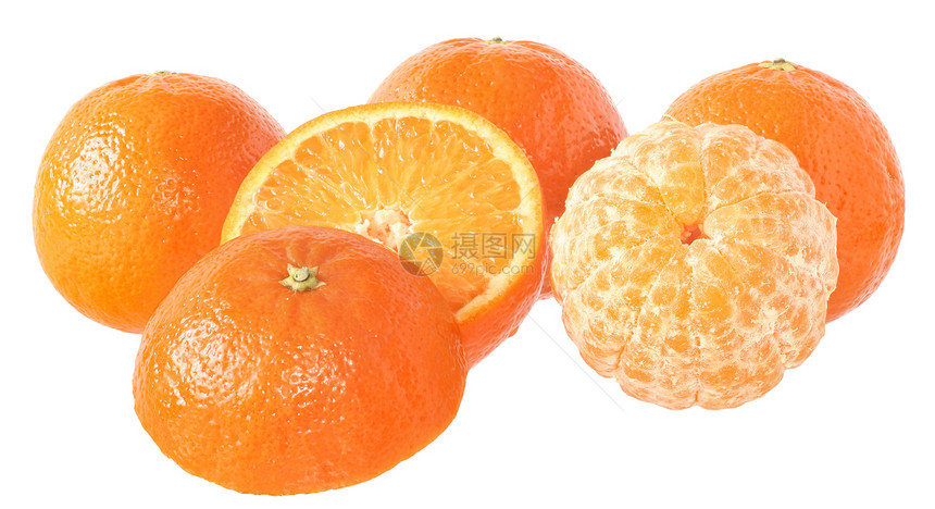 近交针橙子食物水果图片