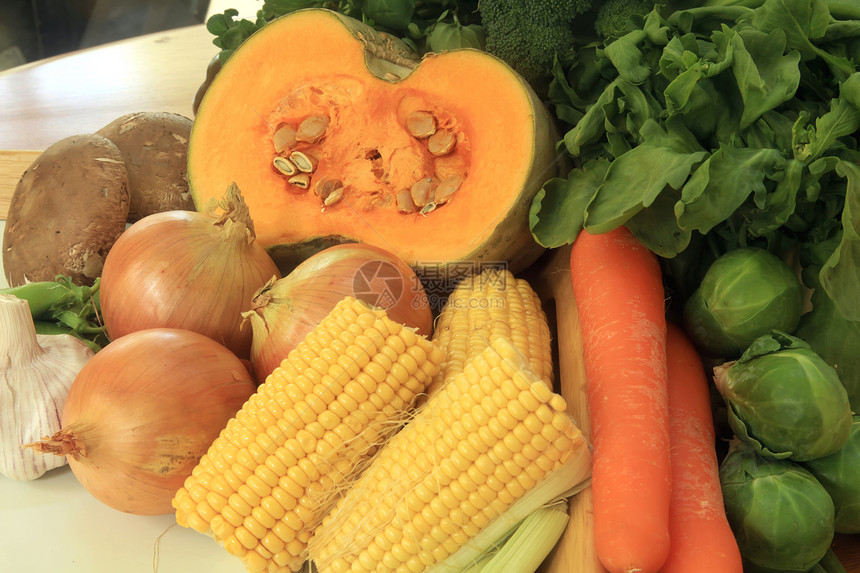 新鲜成分农产品食材健康生产蔬菜青菜烹饪食物盘子学习图片