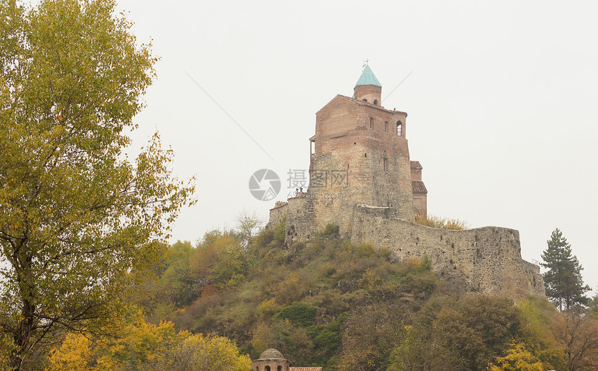 Gremi城堡大教堂 格鲁吉亚Kakheti贵族教会下降天空家居绿色宗教地方时间建筑学图片