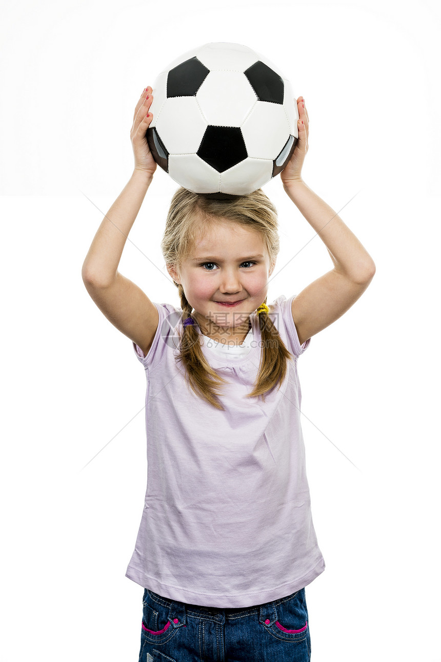 足球运动精神闲暇孩子游戏微笑情感女孩扇子青春期男性婴儿图片