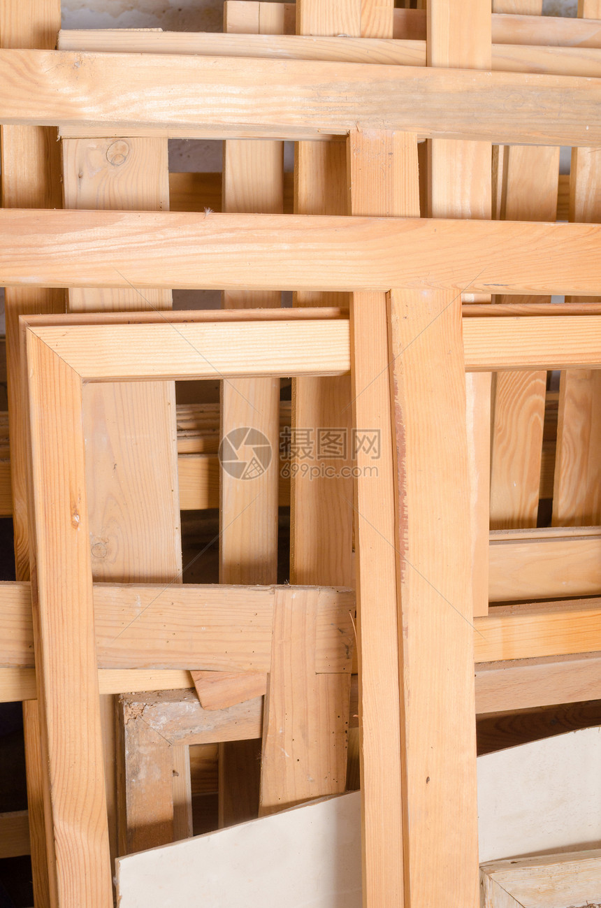 壁架板条框架画架画家木工木板画幅木头工作室剥离板图片