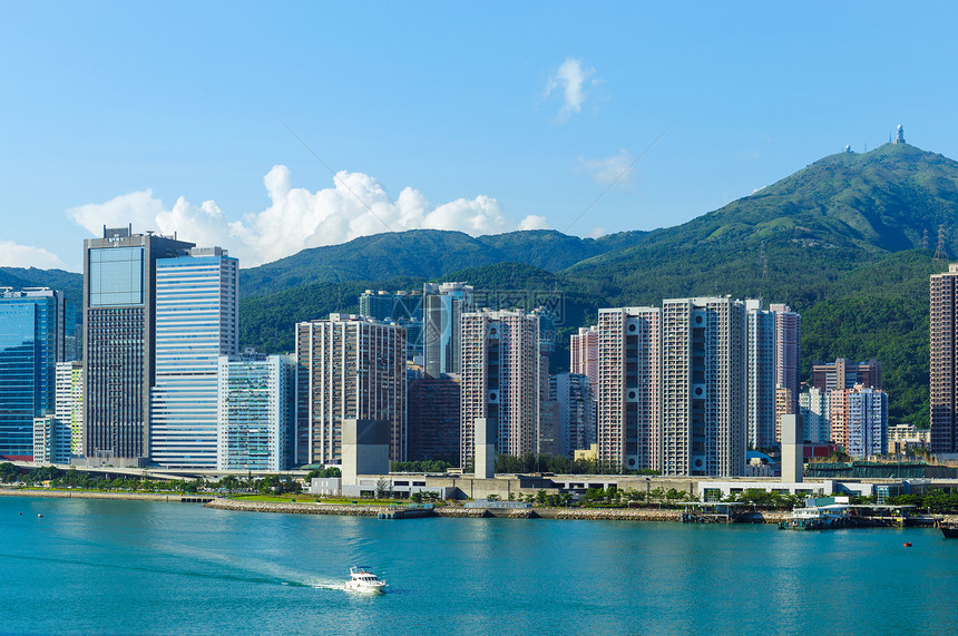 香港天线海景居所城市市中心公寓景观房屋天际海洋民众图片