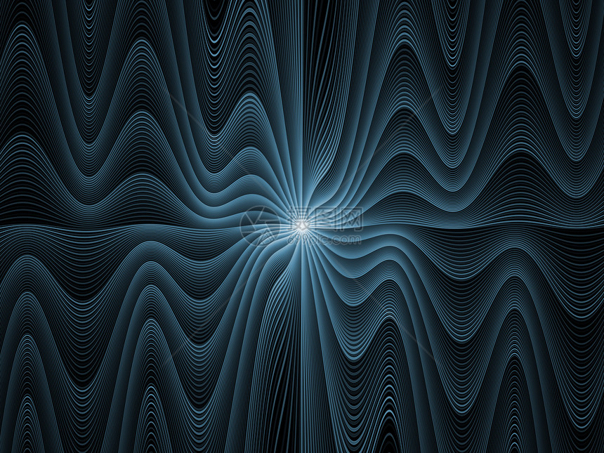 分形沉积的能量径向光束数学元素射线设计装饰品渲染几何学中心图片
