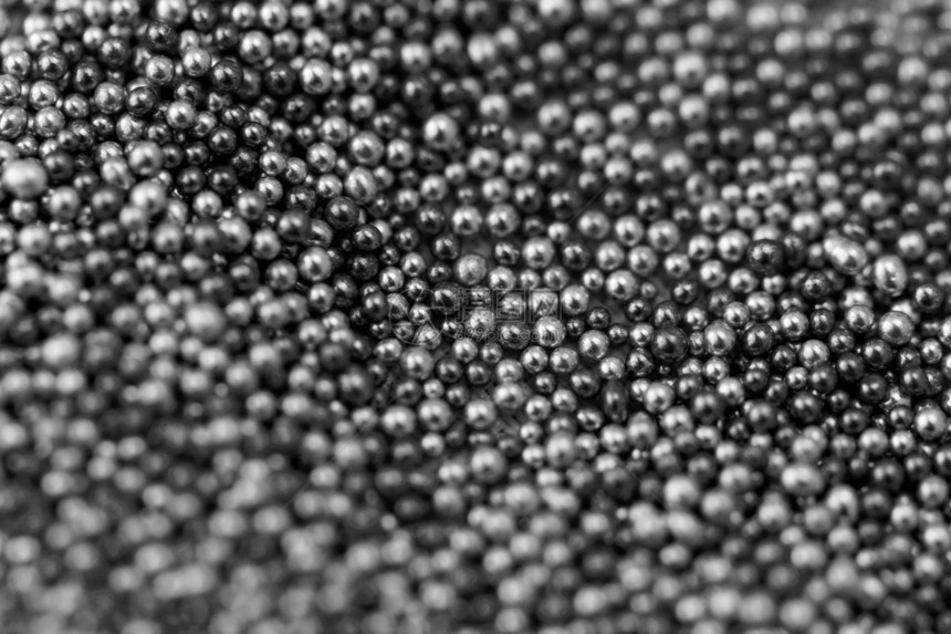 瓷黑银球灰色颗粒剂大理石材料装饰宏观黑色塑料指甲珠子图片
