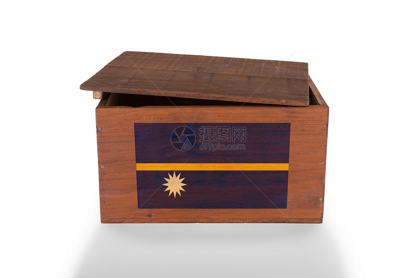 白色背景孤立的木制板箱送货棕色邮件运输产品正方形盒子木材货物贮存图片