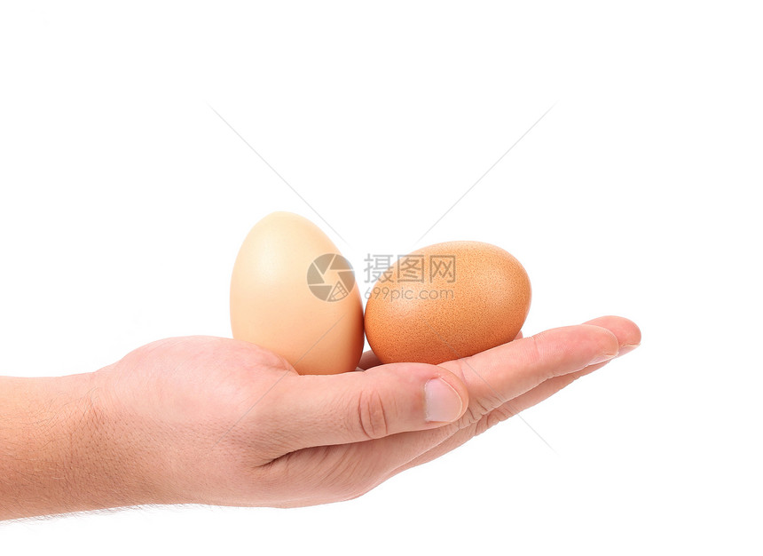 手握两个鸡蛋图片