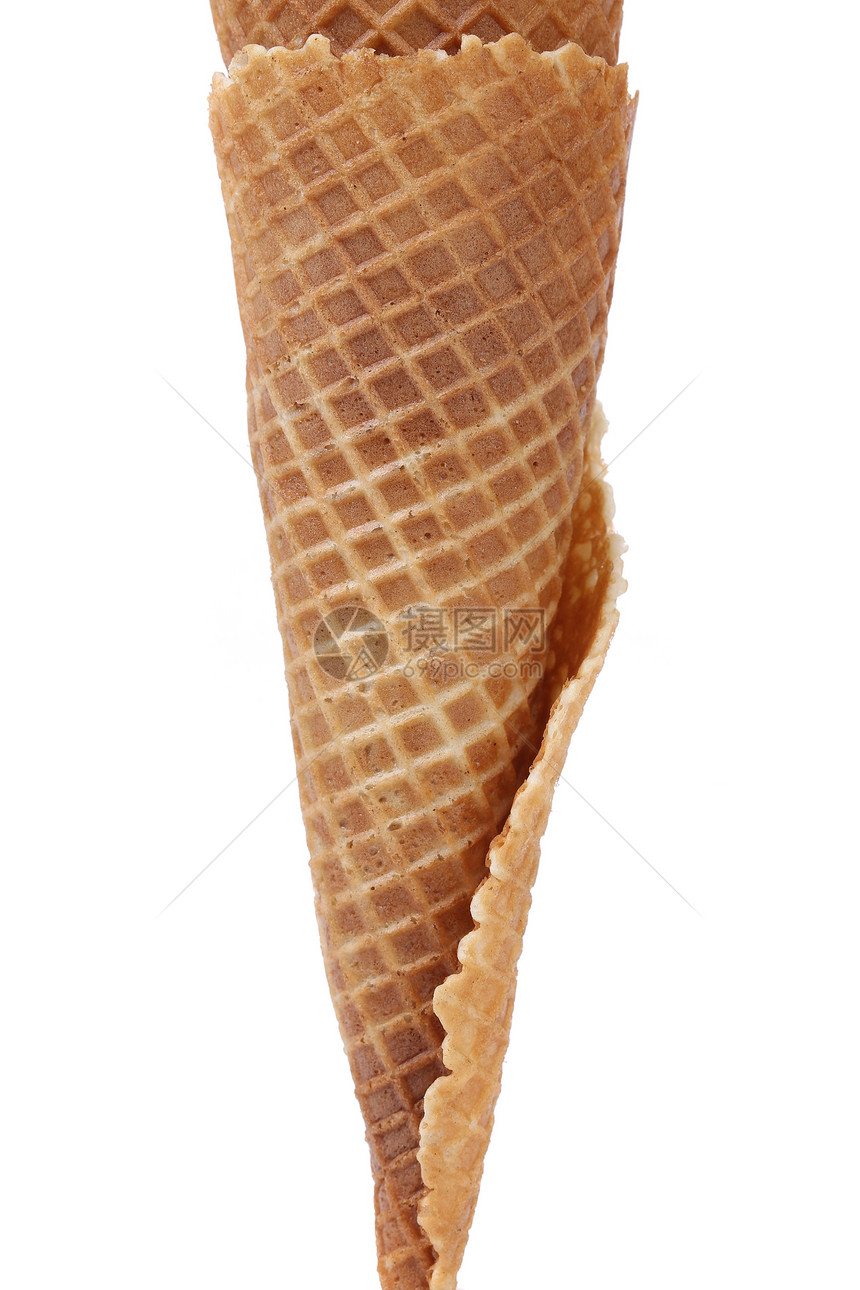 冰淇淋的瓦弗杯子晶圆胡扯肥胖牛奶发射味道锥体生日圣代饮食图片