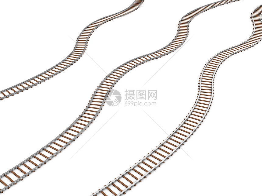 铁路过境铁轨通道栏杆小路机车运输速度白色旅行图片