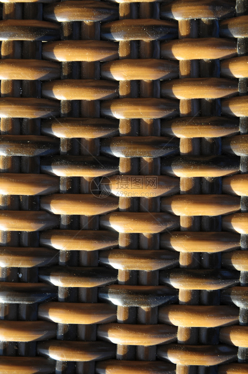 背景结构图案手工甘蔗材料棕色柳条框架木头篮子质地编织图片