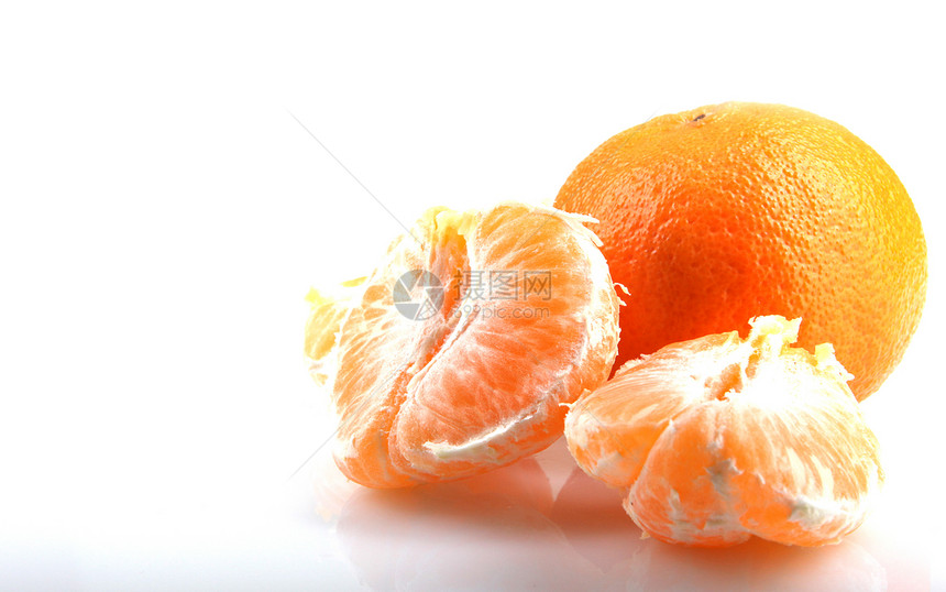 普通日语橙橘子营养饮食食物果汁圆形水果图片