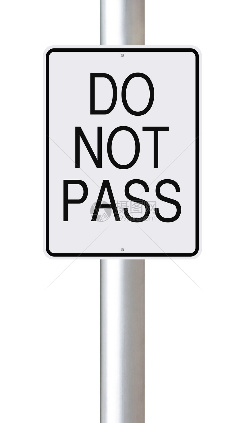 不通过警告交通路标指示牌白色标志图片