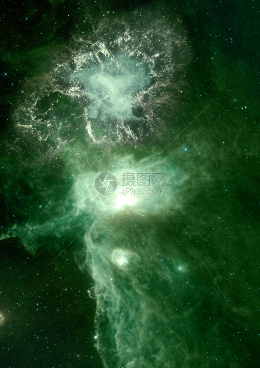在空间和星云的星域气体星系活力星座灰尘星际场地渲染敬畏纺纱图片
